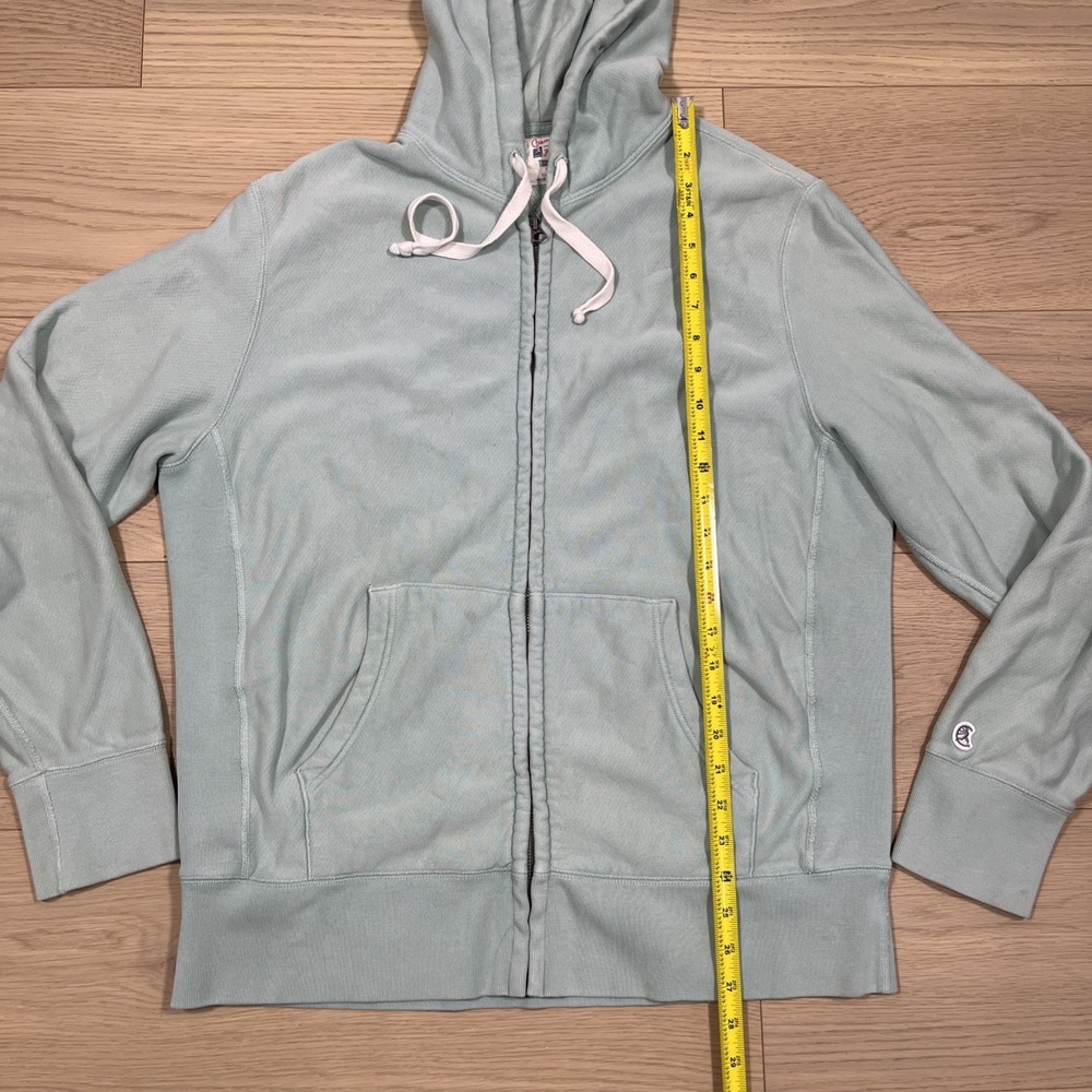 Champion x Todd Snyder Processed Sportswear full-zip hoodie Mint Size Large - Picture 9 of 16